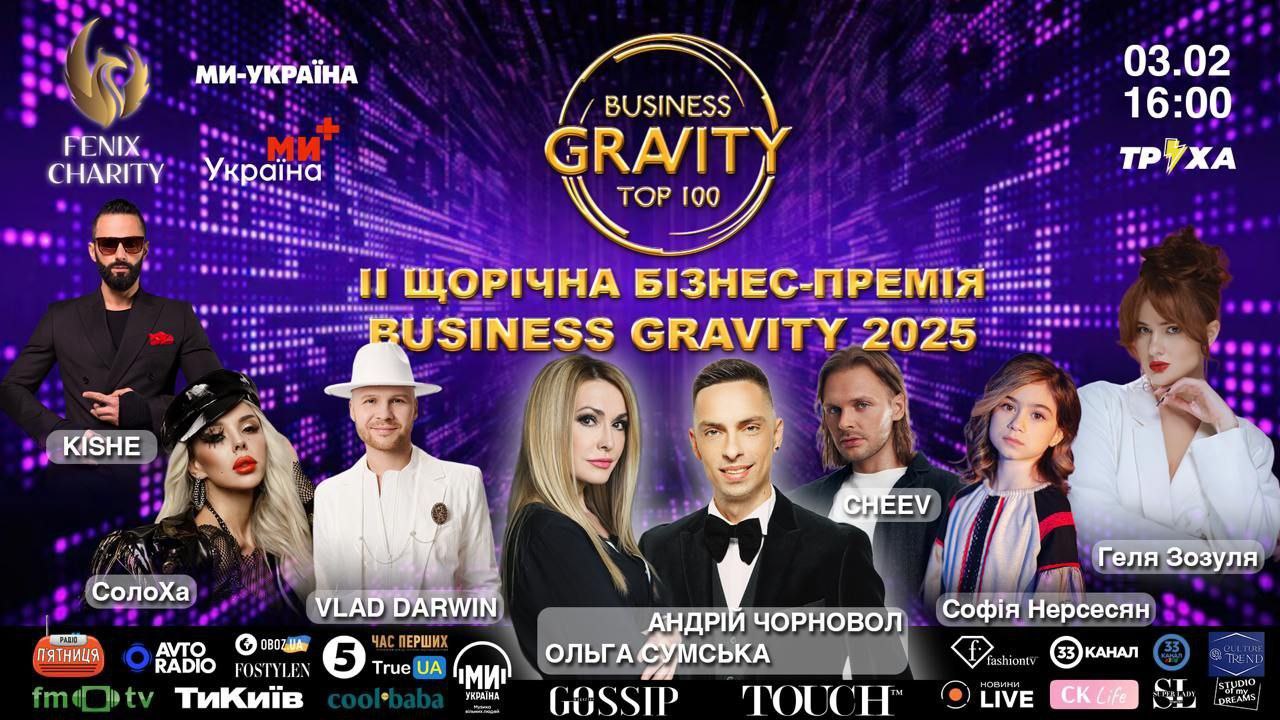 Друга щорічна премія Business Gravity Awards