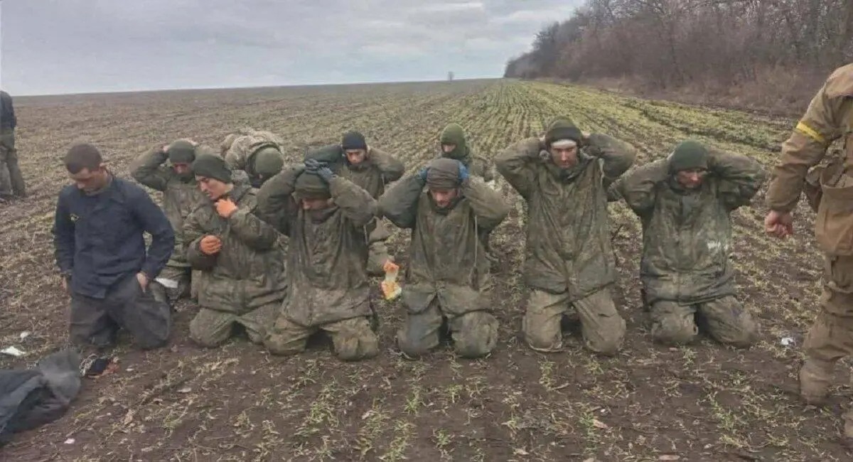 Як бійці Нацгвардії взяли окупантів у полон на Покровському напрямку (відео)