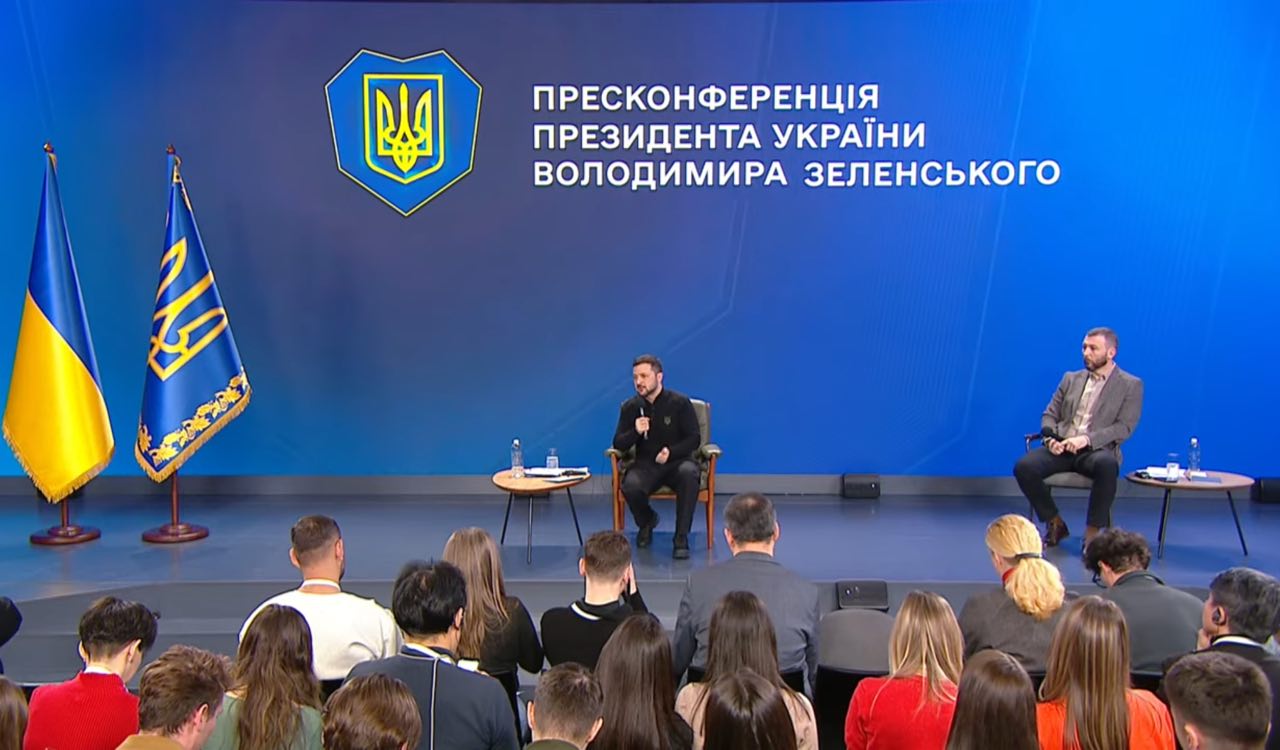 Третя річниця повномасштабного вторгнення Росії: Зеленський дає прес-конференцію