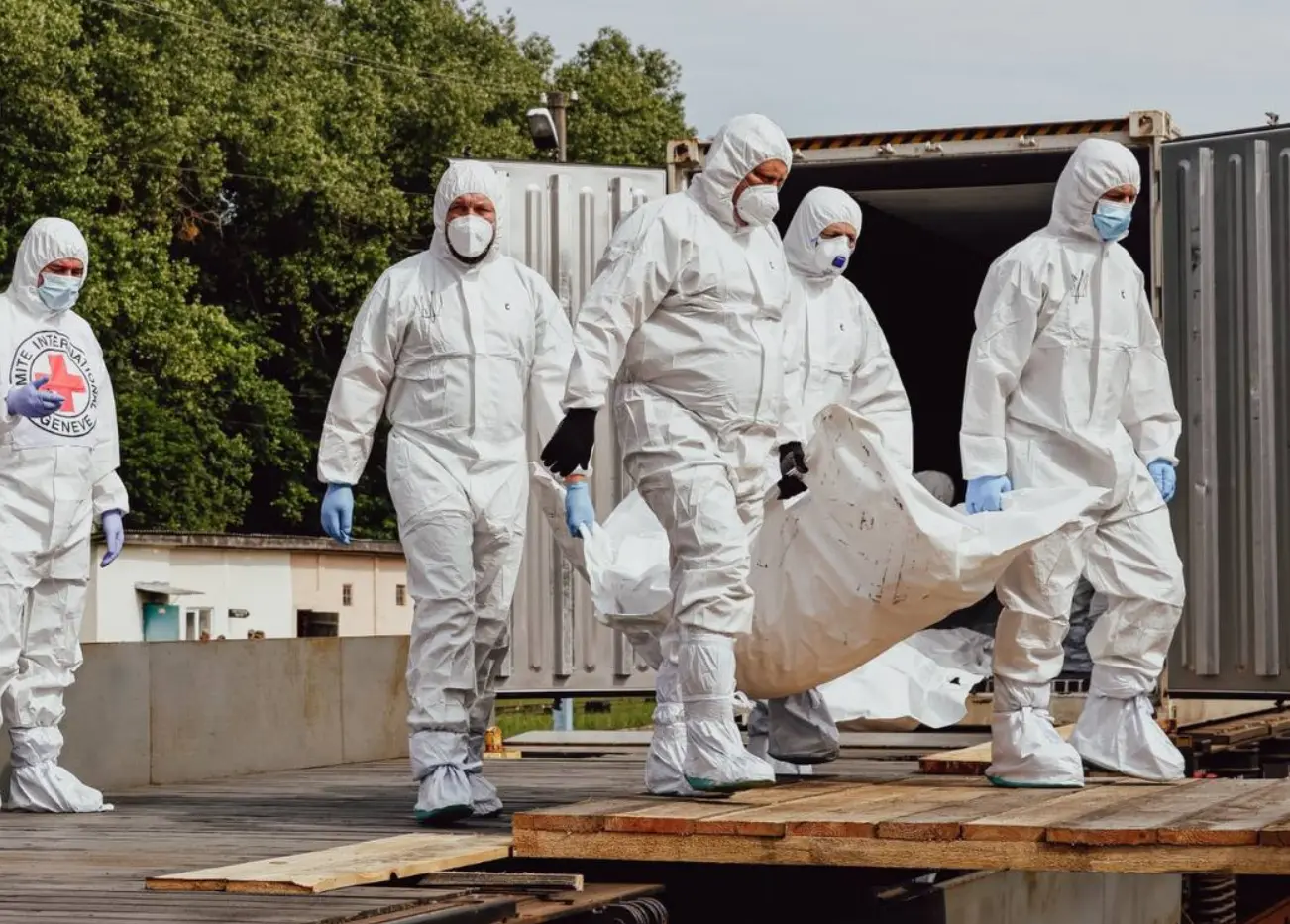 Росія передала Україні тіла своїх військових: у МВС назвали мету рашистів