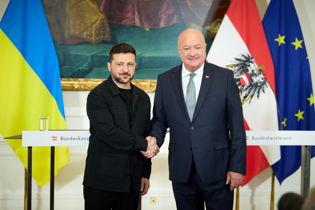 Зеленський в Австрії обговорив посилення санкцій проти Росії й інші важливі питання