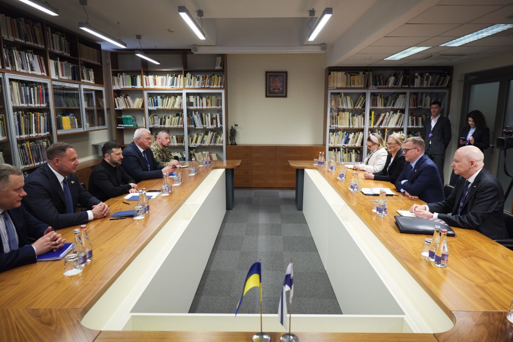 Зеленський під час зустрічі з премʼєром Фінляндії розповів, чого очікує від переговорів з Росією