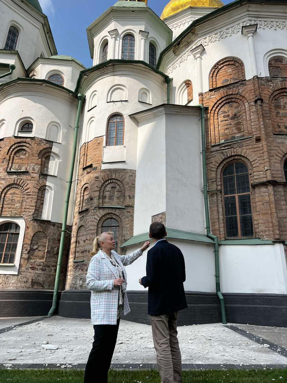 Представники ЮНЕСКО оглянуть Софійський собор, пошкоджений атакою Росії