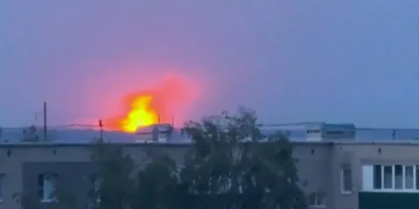 Дрони атакували російський пороховий завод у Тамбові: спалахнула масштабна пожежа (відео)