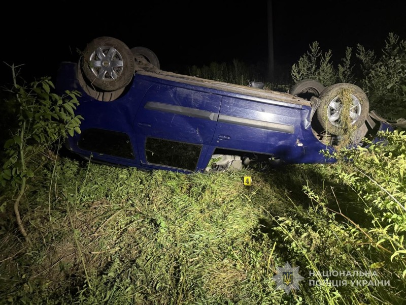 Автівка злетіла на узбіччя і перекинулася: на Сумщині загинула 17-річна водійка