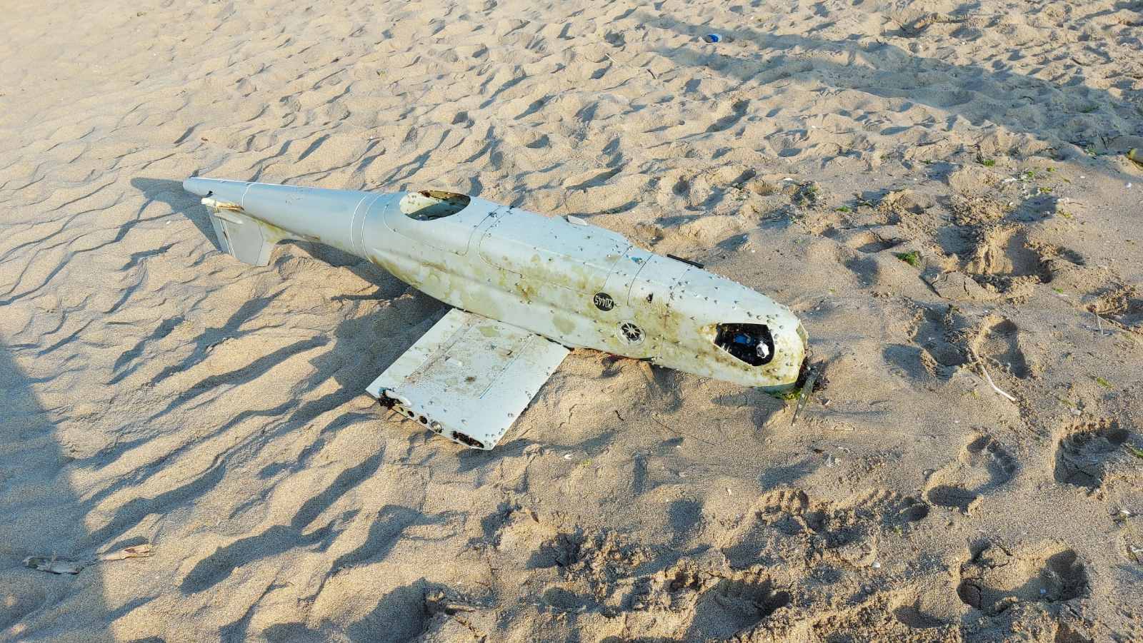 У Болгарії на пляжі знайшли військовий БпЛА (фото)