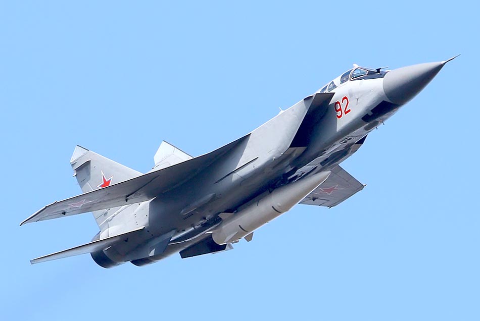 Росіяни вдруге за ранок підіймали МіГ-31К: в Україні знову була масштабна тривога