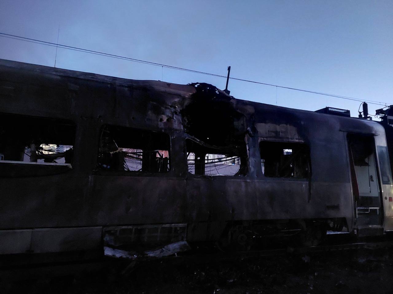 Рашисти обстріляли парк поїздів Intercity+: один склад зазнав серйозних ушкоджень