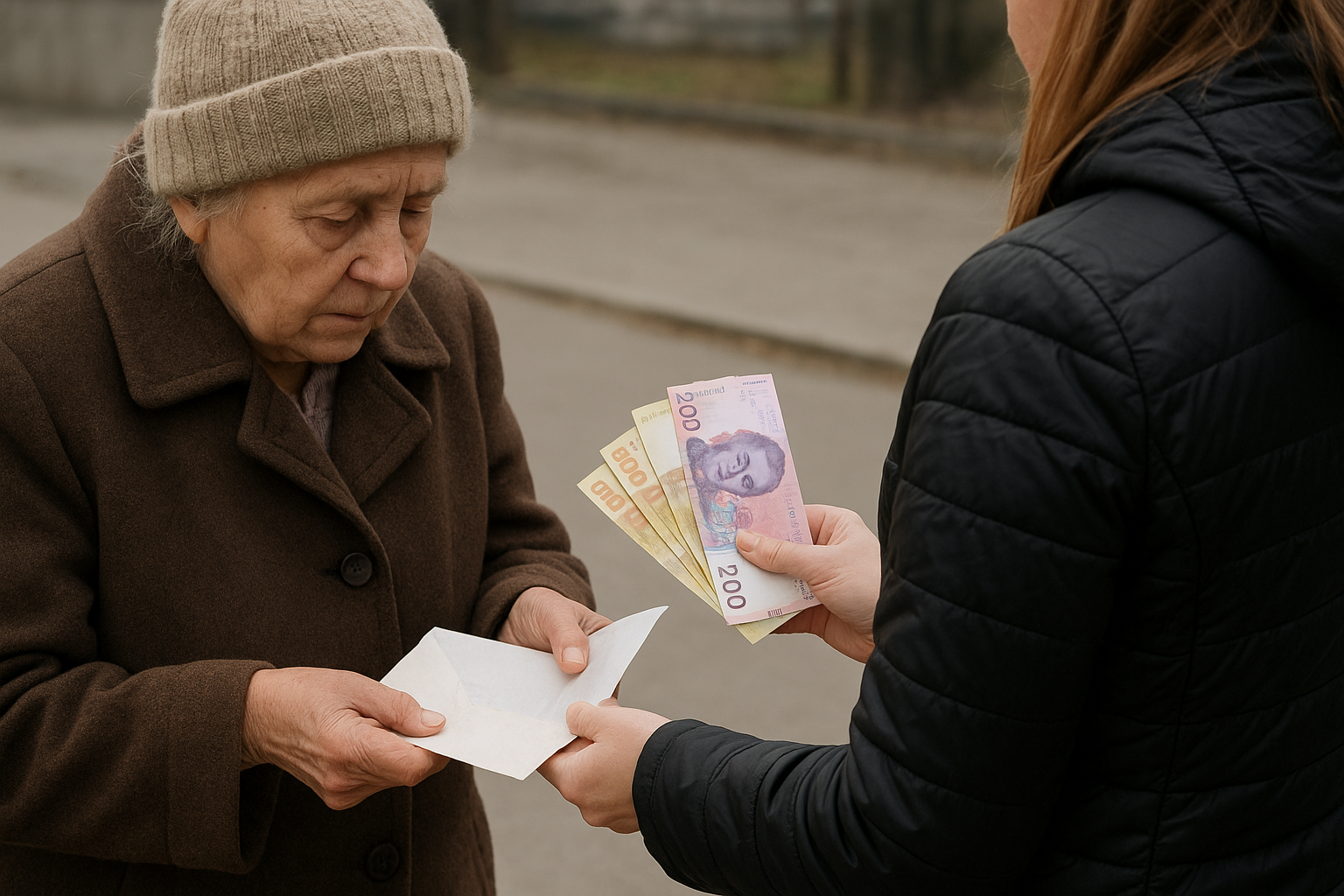 Представилась поштаркою: у Києві жінка обміняла 260 тис. грн пенсіонерці на звичайні папірці