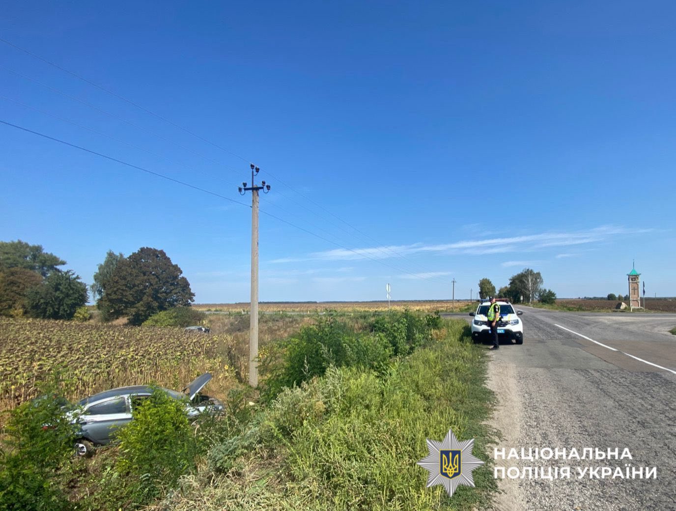 На Київщині зіткнулися дві автівки: травмувалися діти (фото)