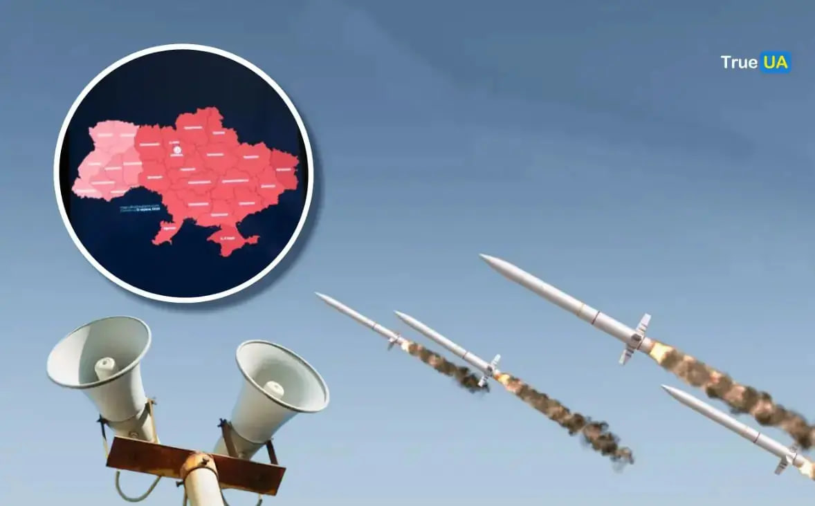 У Києві та низці областей оголосили тривогу: є загроза балістики (мапа)