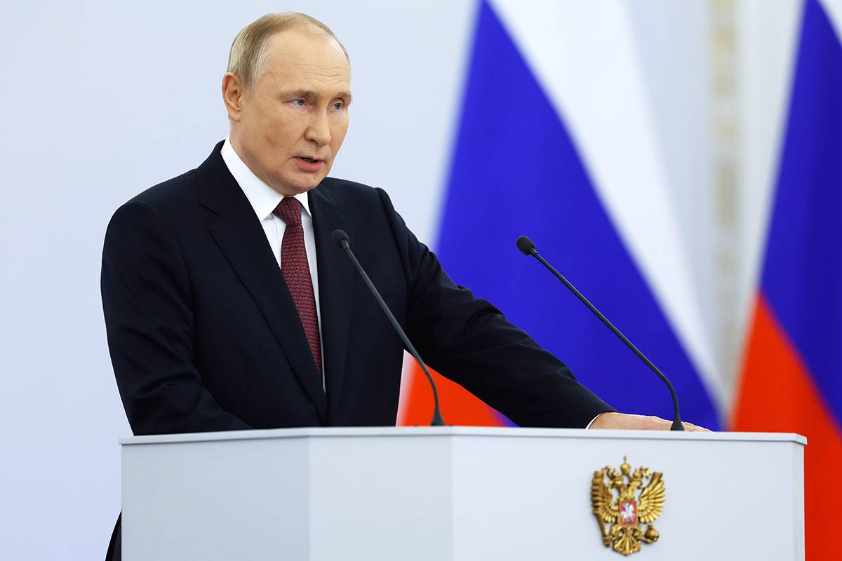 Путін заявив, що хоче закінчити війну, але добиватиметься успіхів на лінії бойового зіткнення