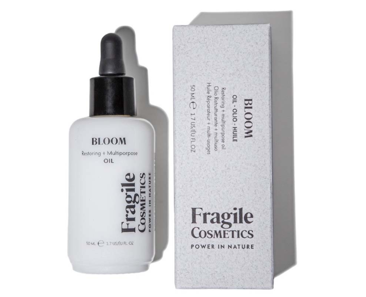Відновлювальна олія для шкіри та волосся Bloom від Fragile Cosmetics