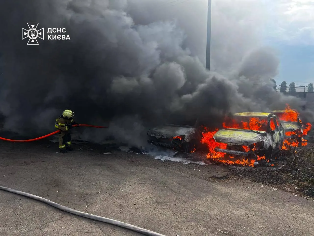 Пожежа у Києві