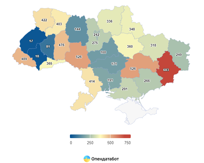 Карта церков в Україні