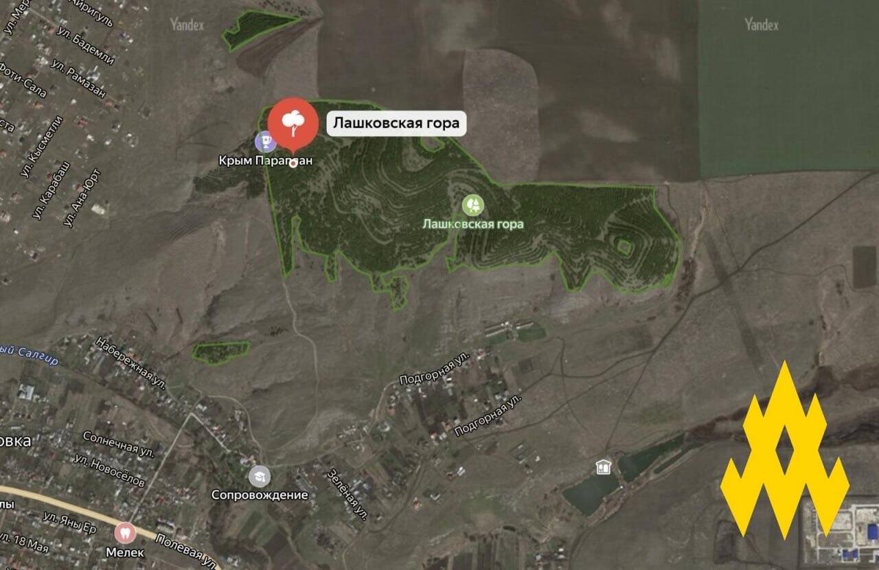На сході Сімферополя партизани “АТЕШ” зафіксували місце розташування російських установок ППО