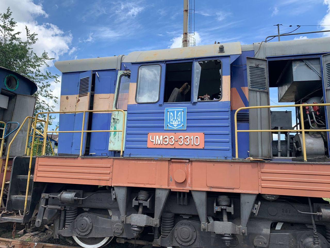 обстріл залізниці на Донеччині