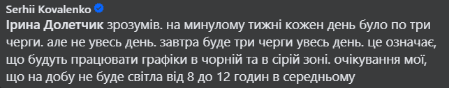 відклбчення світла