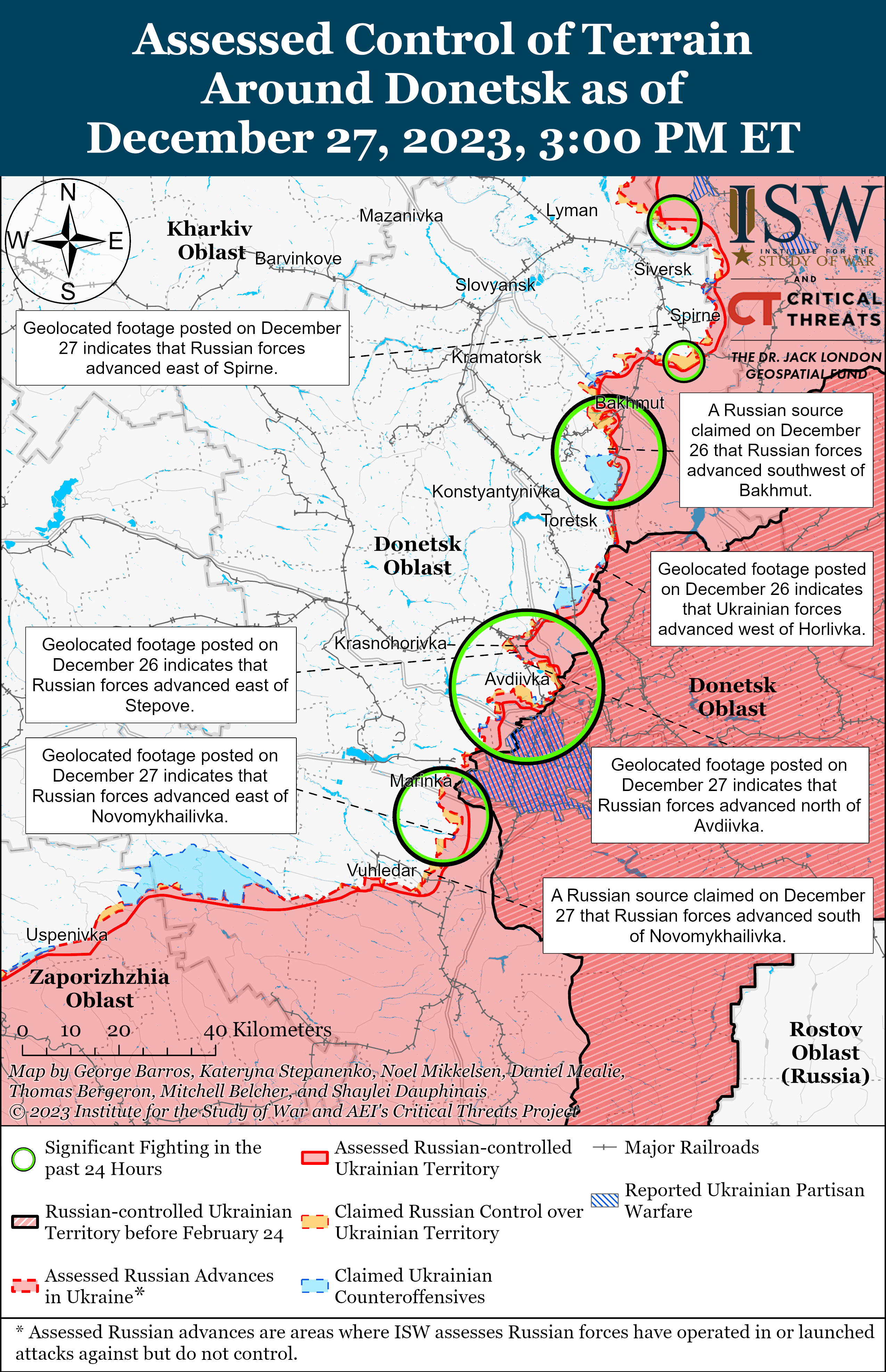 карта isw