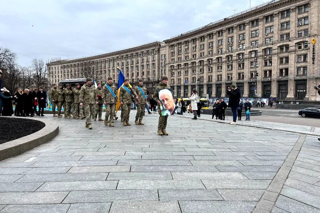  Церемонії прощання зі Степаном Хмарою. Джерело: "Суспільне"