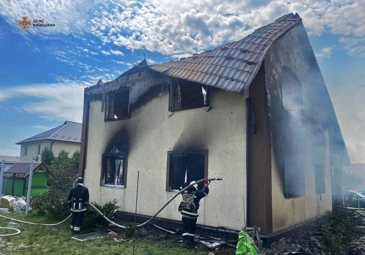 Пожежа в селі Колонщина 23 травня