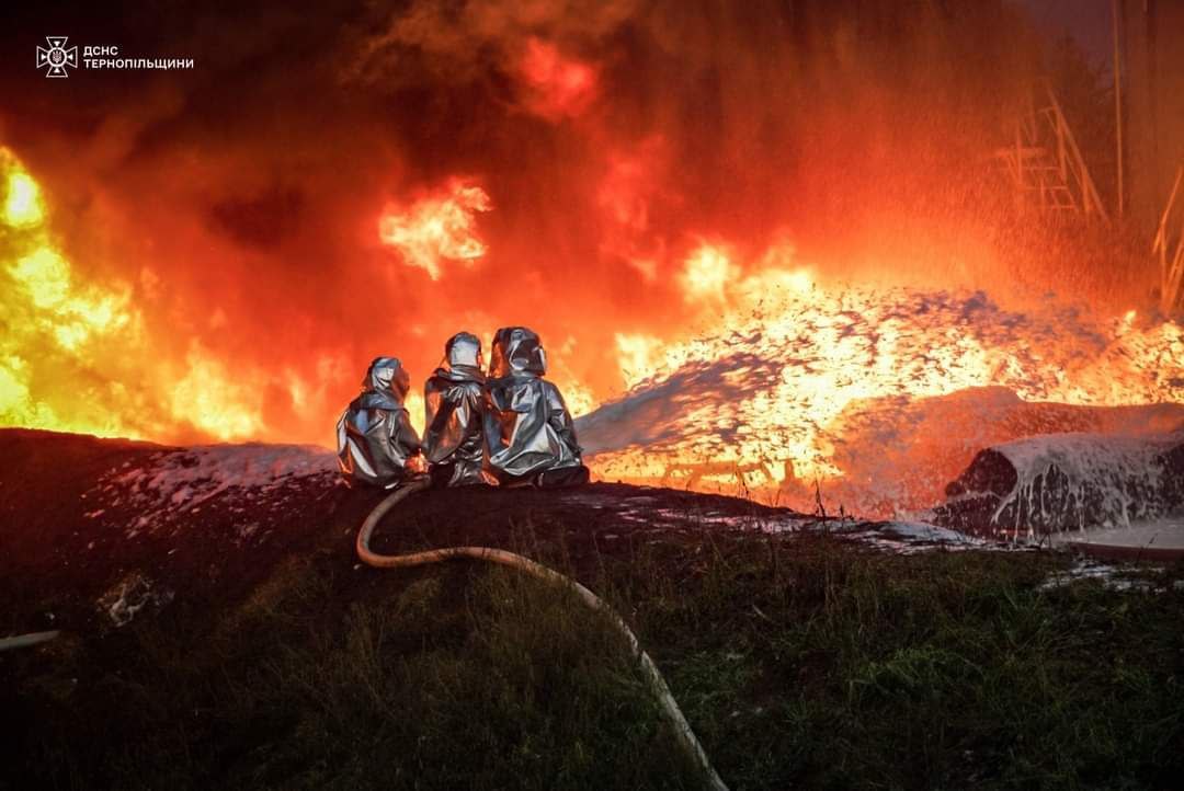 ліквідація пожежі у Тернополі