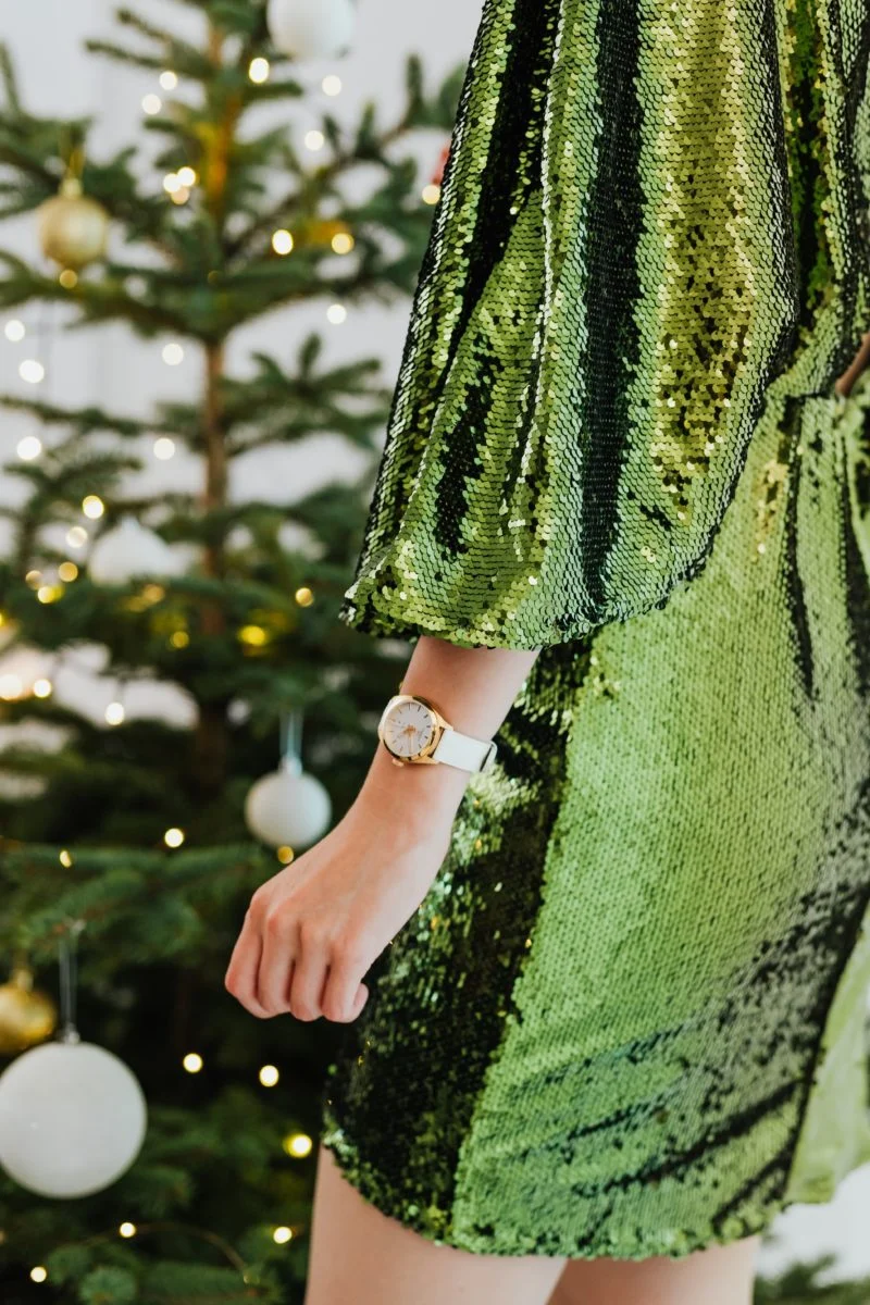 зелена сукня новорічна