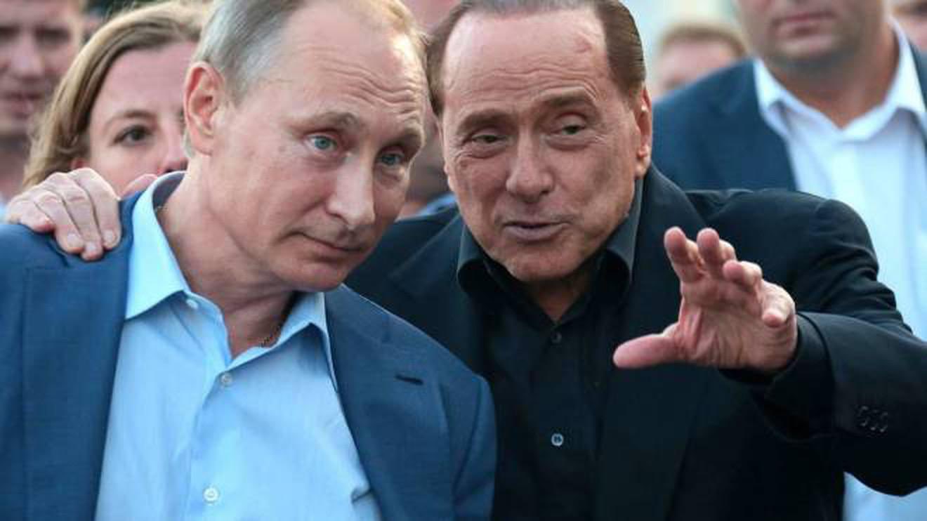 Берлусконі і Путін