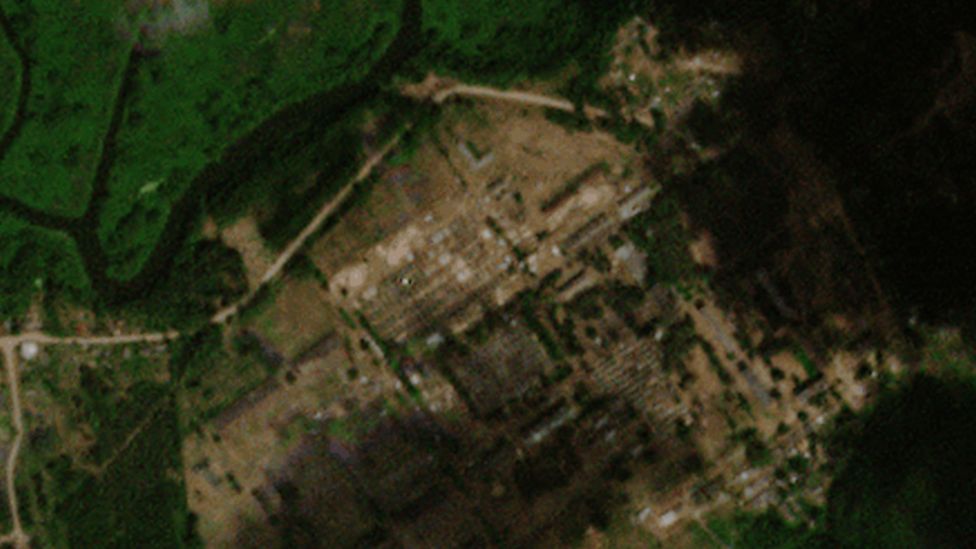 Супутникові фото бази ПВК "Вагнера" в Білорусі