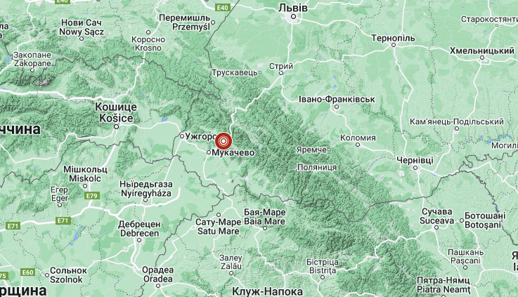 Землетрус зафіксували у Закарпатській області