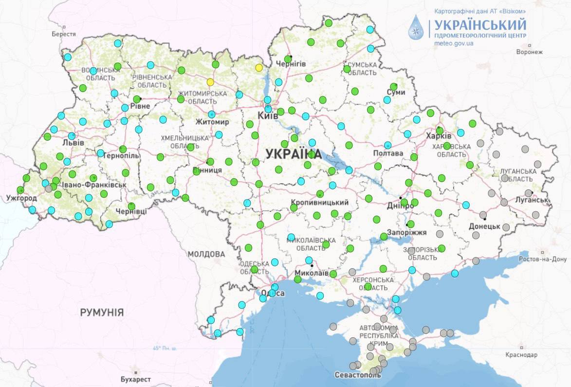 Рівень радіації на ранок 5 липня перебуває у нормі по всій Україн