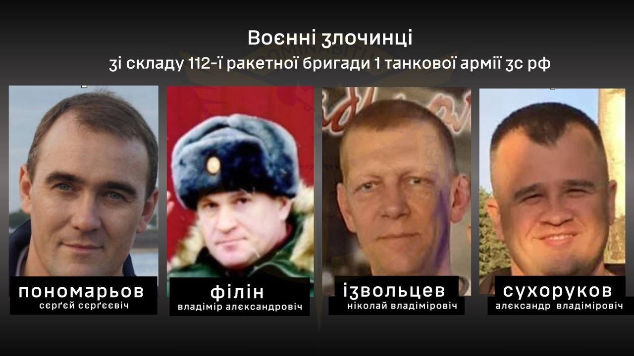 Російські військові, які безпосередньо причетні до ракетних обстрілів Сумської та Харківської областей