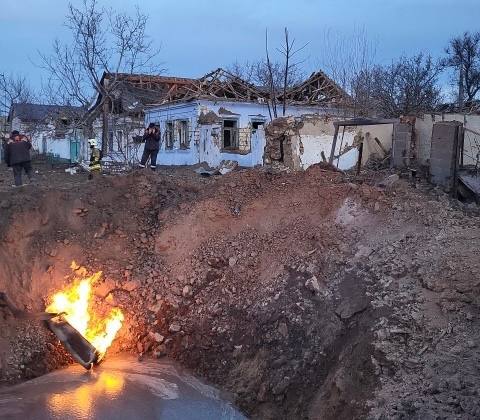 Наслідки російської атаки по Миколаєву 7 лютого
