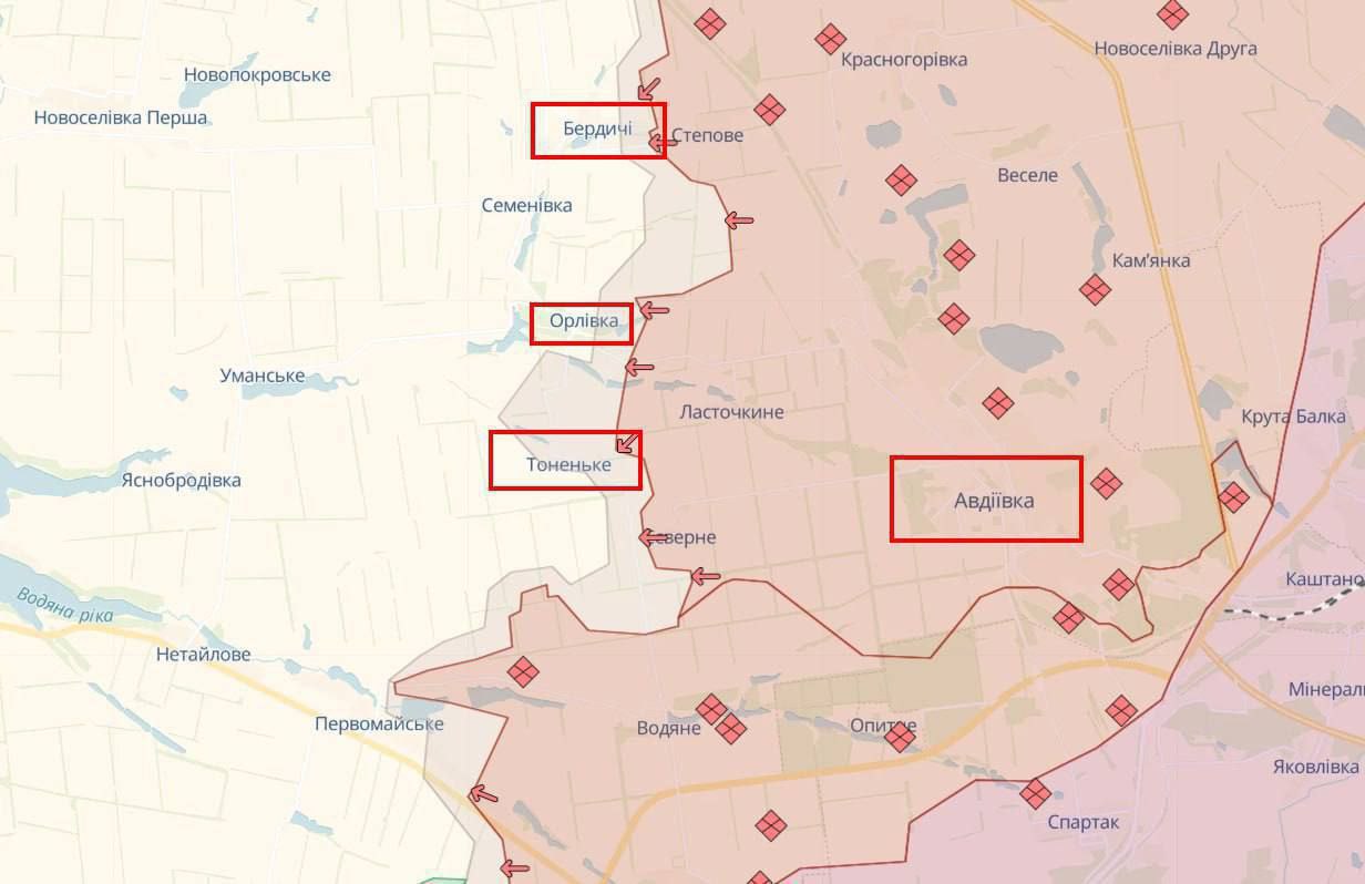 Ситуація на Авдіївському напрямку станом на 28 лютого