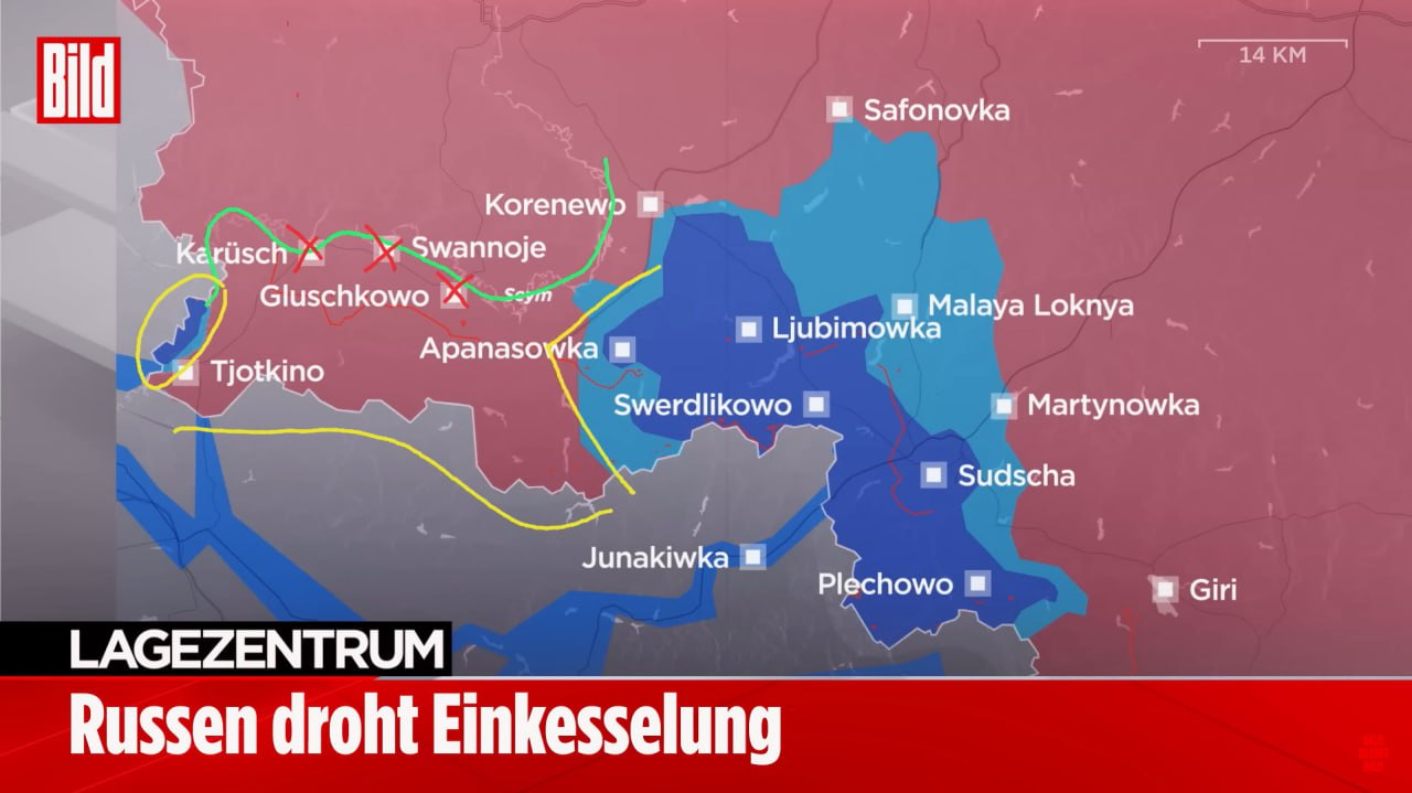 У котлі на Курщині може опинитися до трьох тисяч російських солдатів