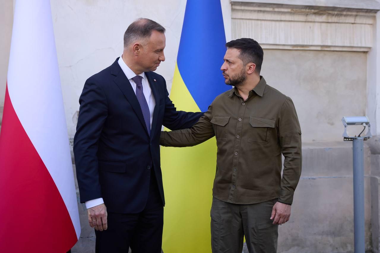 Зустріч з президентом Польщі в Луцьку: Зеленський назвав причину (фото)