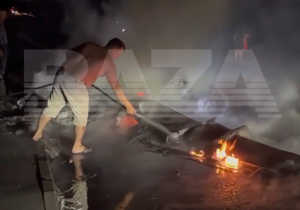 У Росії поблизу Таганрога впав безпілотник (відео)